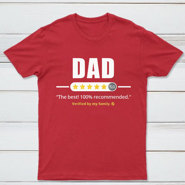 Five Stars Dad T-Shirt