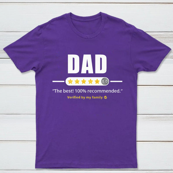 Five Stars Dad T-Shirt