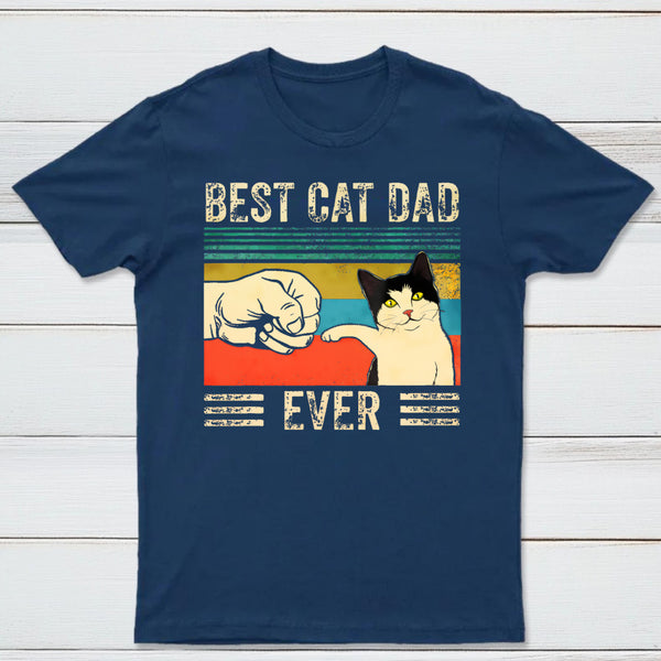 Best Cat Dad Ever Geek T-Shirt