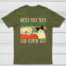 Best Cat Dad Ever Geek T-Shirt