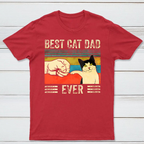 Best Cat Dad Ever Geek T-Shirt