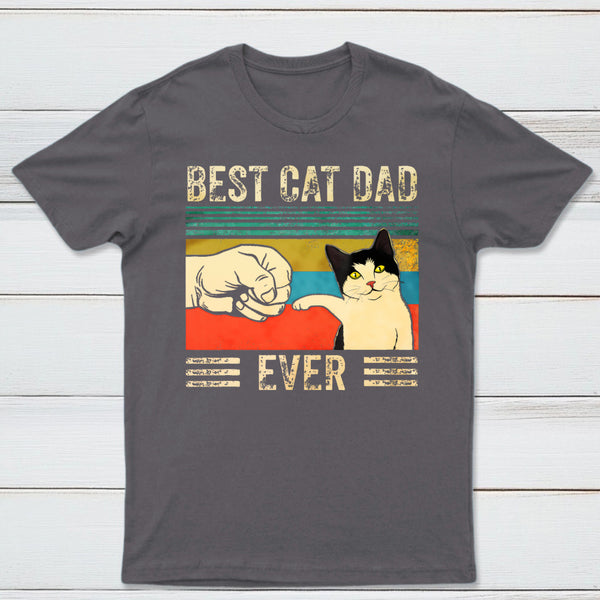 Best Cat Dad Ever Geek T-Shirt