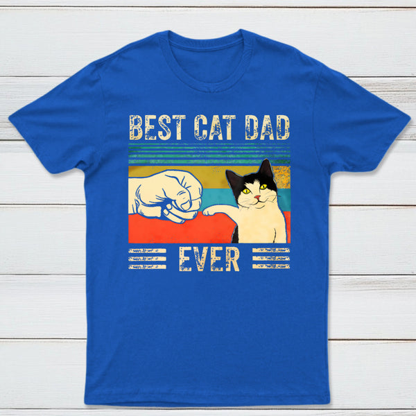 Best Cat Dad Ever Geek T-Shirt