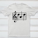 Musical Notes Dad Geek T-Shirt