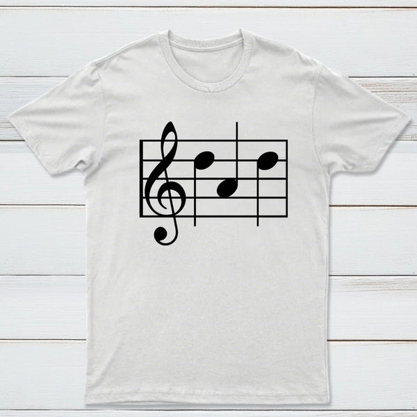 Musical Notes Dad Geek T-Shirt