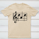 Musical Notes Dad Geek T-Shirt