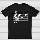 Musical Notes Dad Geek T-Shirt