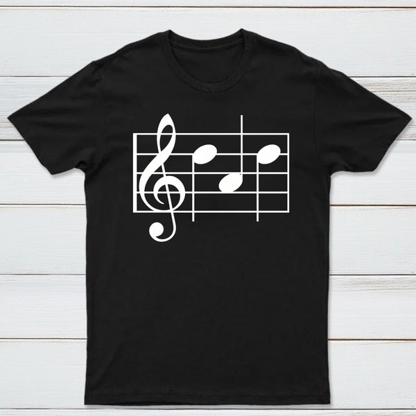 Musical Notes Dad Geek T-Shirt