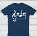 Musical Notes Dad Geek T-Shirt