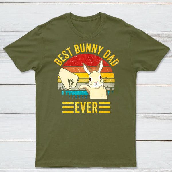 Best Bunny Dad Ever Geek T-Shirt
