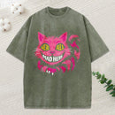 We'Re All Mad Here Unisex Washed T-Shirt