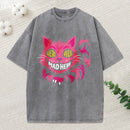 We'Re All Mad Here Unisex Washed T-Shirt