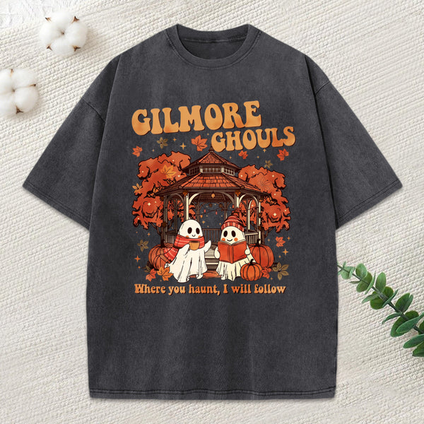 Gilmore Ghouls Unisex Washed T-Shirt