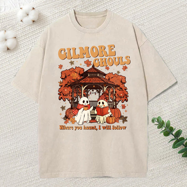 Gilmore Ghouls Unisex Washed T-Shirt