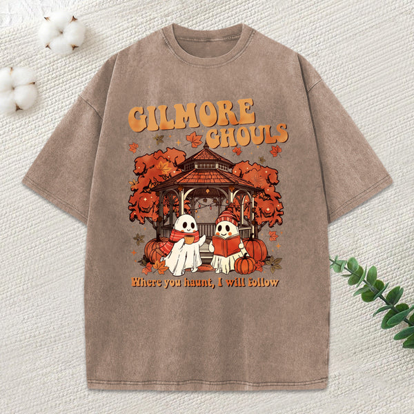 Gilmore Ghouls Unisex Washed T-Shirt