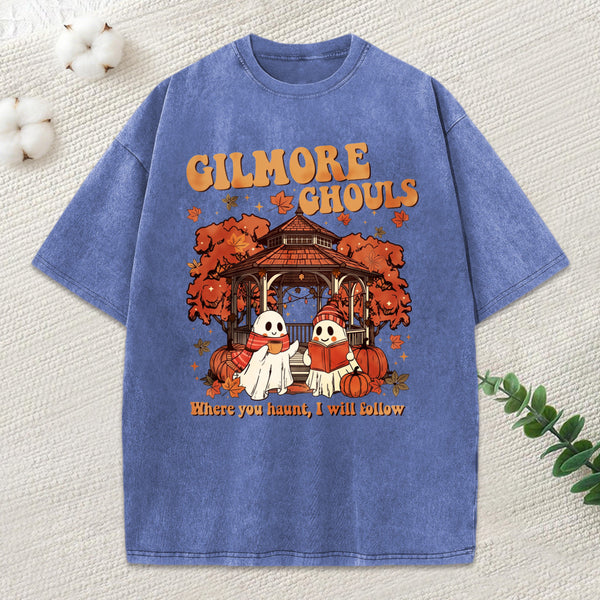 Gilmore Ghouls Unisex Washed T-Shirt