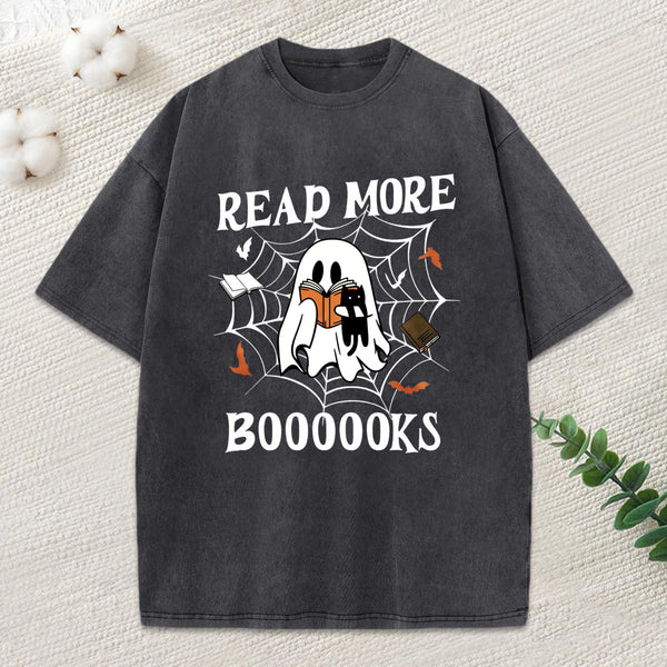 Read More Boooooks Unisex Washed T-Shirt