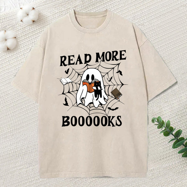 Read More Boooooks Unisex Washed T-Shirt
