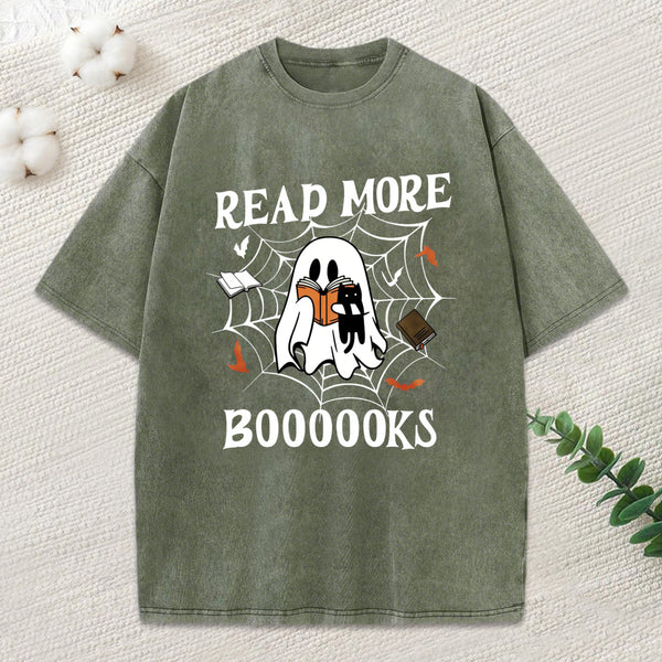 Read More Boooooks Unisex Washed T-Shirt