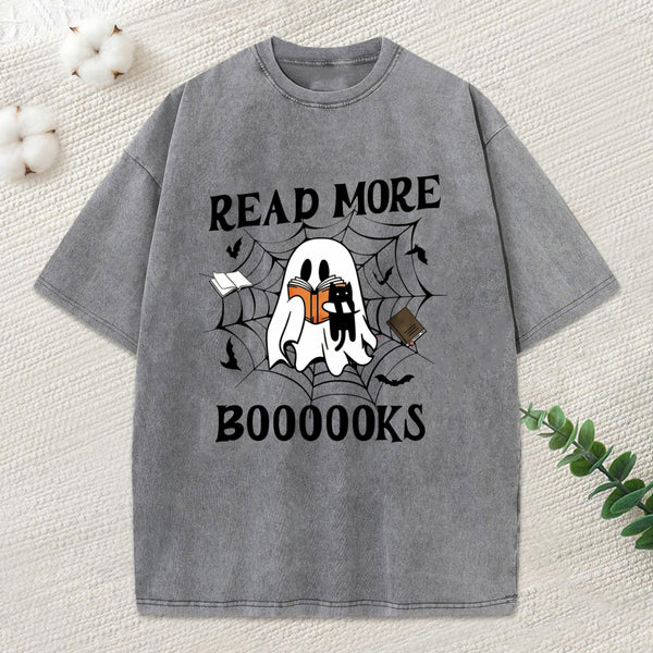 Read More Boooooks Unisex Washed T-Shirt