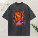 Scary Story Season Unisex Washed T-Shirt