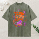 Scary Story Season Unisex Washed T-Shirt