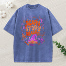 Scary Story Season Unisex Washed T-Shirt