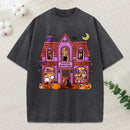 Haunted Bookstore Unisex Washed T-Shirt