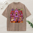 Haunted Bookstore Unisex Washed T-Shirt