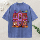 Haunted Bookstore Unisex Washed T-Shirt