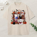 Halloween Library Unisex Washed T-Shirt