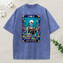 The Reader Tarot Card Shirt Unisex Washed T-Shirt