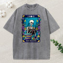 The Reader Tarot Card Shirt Unisex Washed T-Shirt