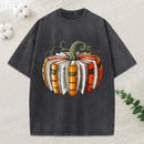 Fall Book Pumpkin Unisex Washed T-Shirt