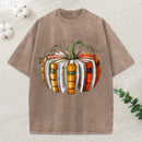 Fall Book Pumpkin Unisex Washed T-Shirt