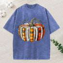 Fall Book Pumpkin Unisex Washed T-Shirt