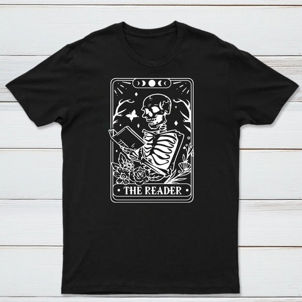 Halloween The Reader Tarot Card Off T-Shirt