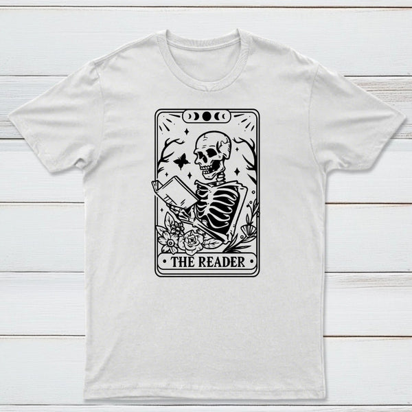 Halloween The Reader Tarot Card Off T-Shirt