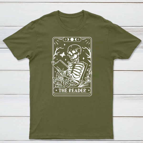 Halloween The Reader Tarot Card Off T-Shirt