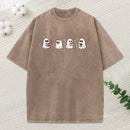 Bookish Ghost Unisex Washed T-Shirt