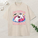 Just Waiting For Halloween Unisex Washed T-Shirt