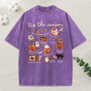 Vintage Halloween Unisex Washed T-Shirt