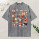Vintage Halloween Unisex Washed T-Shirt