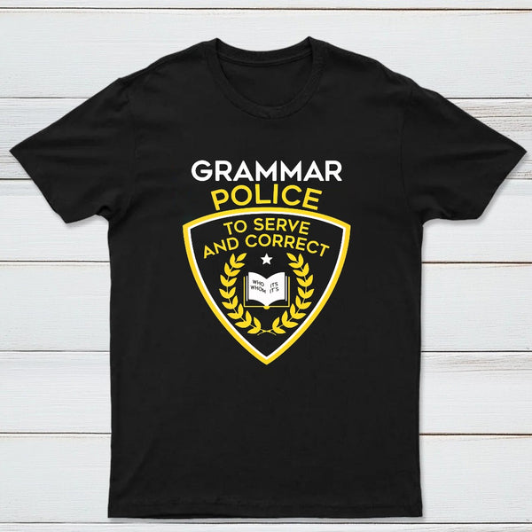 Grammar Police Classic Tee