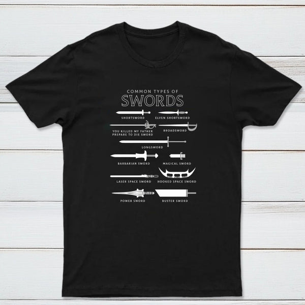Common Types Of Swords Classic Tee