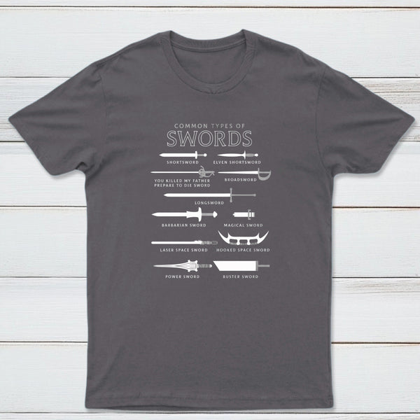 Common Types Of Swords Classic Tee
