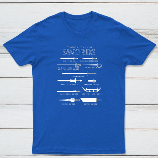 Common Types Of Swords Classic Tee