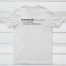 Inconceivable Definition Classic Tee