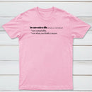 Inconceivable Definition Classic Tee