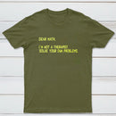 Dear Math Im Not A Therapist Classic Tee